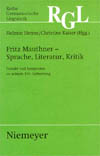Fritz Mauthner - Sprache, Literatur, Kritik